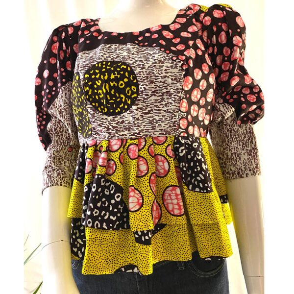 African Fabric Top