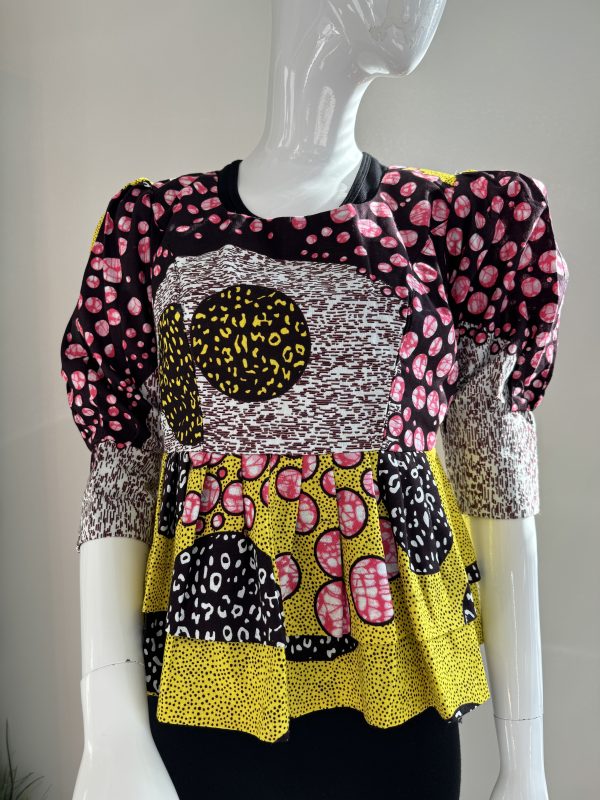 African Fabric Top - Image 2