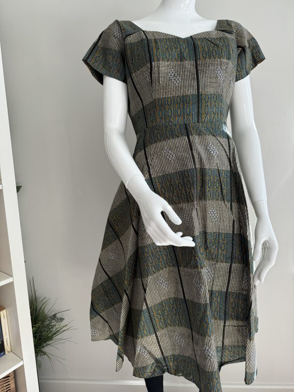 African Fabric Dress - Image 3