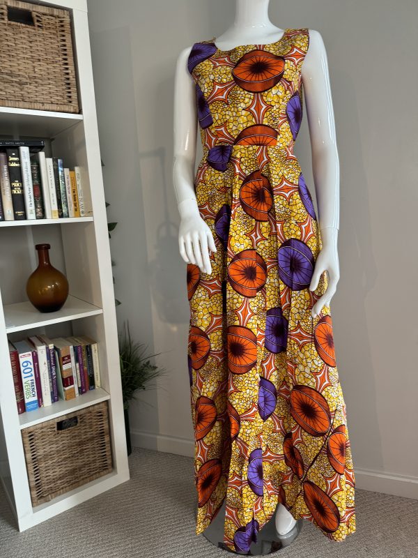 African Fabric Dress - Image 3