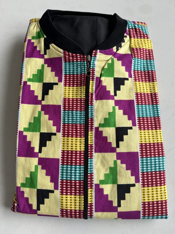 African Fabric Jacket - Image 2