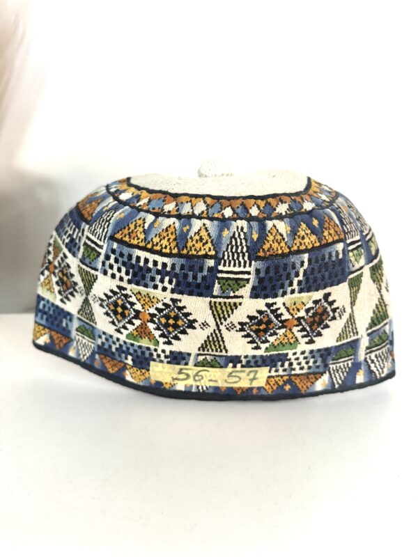 African Kente Kufi Hat / Premium - Image 3